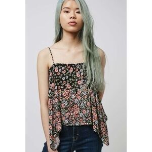 Topshop handkerchief floral tank.